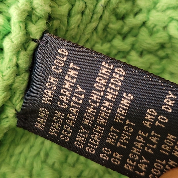 POLO BY RALPH LAUREN  GREEN SWEATER - Picture 14 of 15